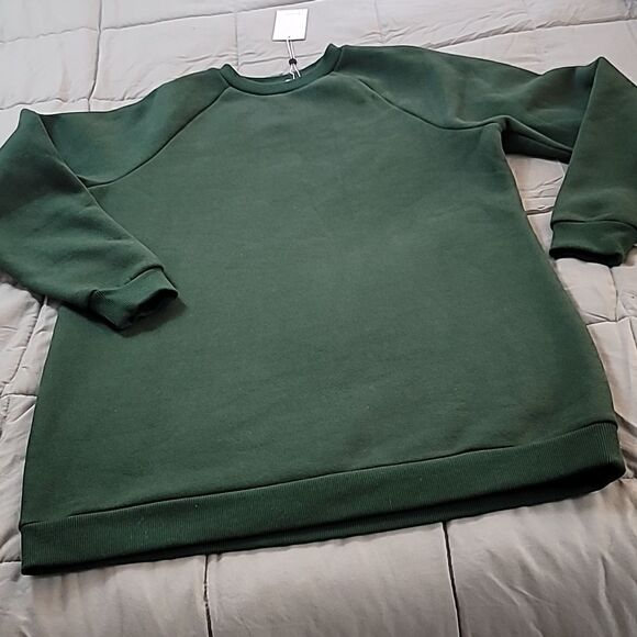 Lovers + Friends Hunter Green Oversized Long sleeve Sweater Dress. Nwt - Picture 6 of 10